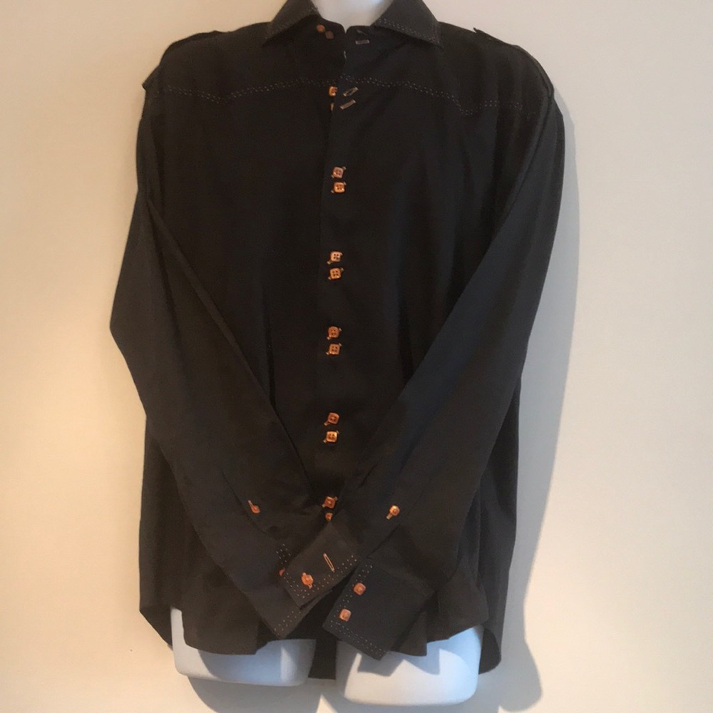 Bogosse button up black shirt